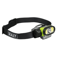 Sealey HT400LED Rechargeable Head Torch with Auto-Sensor 5W & 3W COB LED
