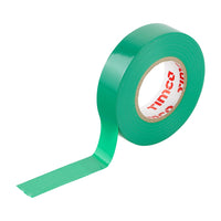 Timco 25m x 18mm PVC Insulation Tape Highly Dielectric Strength Green ITGREEN