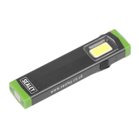 Sealey LED500SB 3W COB LED Super Beam Aluminium Mini Hand Torch