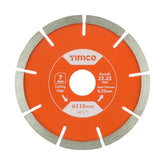 Timco 115mm Segmented Mortar Raking Diamond Blade MRE115