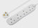 Masterplug Trailing Extension Lead 4 Gang 13A 2m BFG2N-MP MSTBFG210