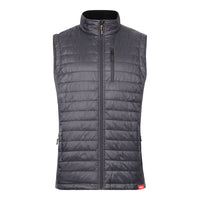 Timco Padded Bodywarmer Grey/Black Front zip Soft Line Collar Medium PB1101M