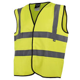 Scan Hi-Vis Waistcoat Yellow- Large (44in) SCAHVWL