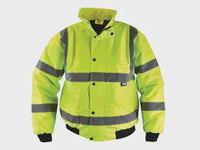 Timco Hi-Visibility Bomber Jacket - Yellow Medium