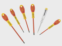 Stanley FatMax VDE Insulated Parallel & Pozidriv Screwdriver Set of 6 STA065443