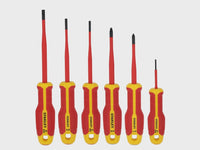 Stanley  STA065765 FatMax® VDE Insulated Screwdriver Set, 6 Piece