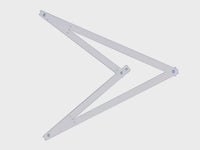 Stanley 1-45-013 Folding Square 1200mm/48" 1.2m STA145013