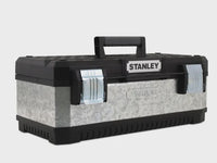 Stanley 1-95-618 Galvanised Metal Toolbox 50cm/20" STA195618