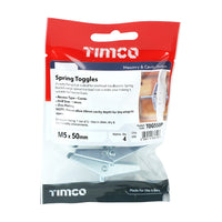 Timco Spring Toggles - Zinc