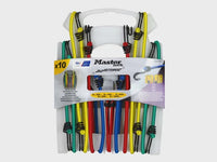XMS25BUNGEE Master Lock 10 Piece Bungee Set