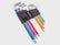 Faithfull 9 Piece Colour Coded Hex Key Set Essential Tools XMS25HEXKEY
