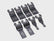 Faithfull 8 Piece Mixed Multi-Tool Cutting Wood Blade Set XMS25MULTI8
