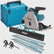 Makita SP6000J2 240V 165mm Plunge Saw in Case with 2 x Guide Rail Connector Bar & Clamp & Guide rail bag
