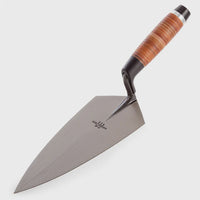 Marshalltown 19L 10in Pattern Brick Trowel Leather Handle M1910L
