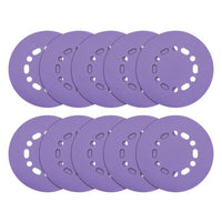 Trend Aluminium Oxide Random Orbital Sanding Disc 10pc 150mm 120 grit AB/150/120A