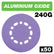 Trend Aluminium Oxide Random Orbital Sanding Disc 240 Grit 150mm 50pc AB/150/240A/B
