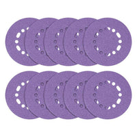 Trend Zirconium Random Orbital Sanding Disc 10pc 150mm 40 grit AB/150/40Z