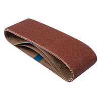 Trend Aluminium Oxide Sanding Belt 60 Grit 75mm x 533mm 3pc AB/B75A/60A
