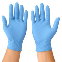 Nitrile Powder free Examination Gloves (Blue)-Size XLarge