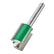 Trend 1/4" Two Flute Straight Cutter 18.0mm Dia. x 25mm Cut C028AX1/4TC
