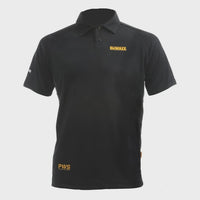 Dewalt Rutland Performance Polo Shirt Black - Size XL
