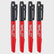 Milwaukee INKZALL Markers Black 4 Pieces Set 4932480551