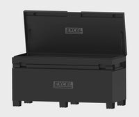 Excel 72" Heavy Duty Steel Jobsite Tool Storage Box 550kg Capacity