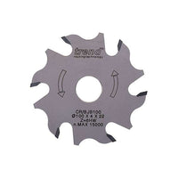 Trend CraftPro Biscuit blade 100mm diameter x 6T x 22mm thin body CR/BJB100T