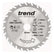 Trend Craft Thin Kerf Saw Blade 136mm Dia. X 24 Teeth X 20mm Bore X 1.5mm Kerf CSB/13624TA