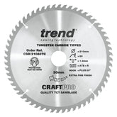Trend Wood Cordless ATBR Circular Craft Thin Kerf Saw Blade 210mm x 30mm x 60T CSB/21060TC