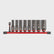 Milwaukee 3/8" Shockwave Deep Impact Socket Set 9 Piece 4932480455