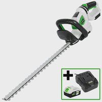 Excel 20V 22" Hedge Trimmer with Rotating Handle & 1 x 4.0Ah Battery, Charger