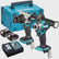 Makita DLX2549TJ 18V LXT Brushless Combi Drill (DHP492) & Impact Driver (DTD173) Twin Kit with 2 x 5.0Ah Battery Charger & Case