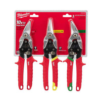 Milwaukee 4932499020  Metal Snips Triple Pack Left Right and Straight Cut