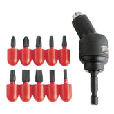 Milwaukee Shockwave Impact Duty Knuckle Offset Attachment 11 Piece Set 4932459781