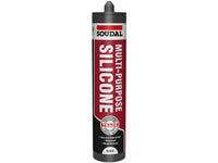 Soudal 270ml Trade Multi-Purpose Silicone Black 116824