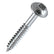Trend Pocket Hole Screws - 30mm long x No7 gauge fine thread screws Pack of 500 PH/7X30/500