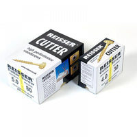 Reisser 8200S220450504 Cutter Csk Pozi Yellow Woodscrew 4.5 X 50Mm Cp (Box Of 200)