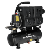 Sealey 6L Oil Free Low Noise Direct Drive Air Compressor 1hp SAC6000S