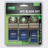 Smart H3MAK 3 Piece Trade Series Universal Multi Tool Blade Set (TWIN PACK)