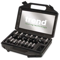 Trend 15 Piece 1/2in shank TCT Router Cutter Set SET/SS9X1/2TC