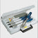 Stanley 0-16-130  5002 Bevel Edge Chisel Set 4 Piece With Stone & Oil STA016130