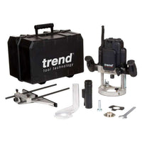 Trend T12EK 1/2" Variable Speed Plunge Router 2300W 240V
