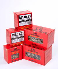Concept XR Woodscrews M5.0 x 30mm 200pcs 010231