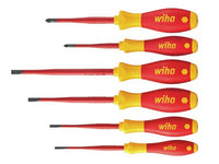 Wiha 36455 Softfinish SlimFix Electric Sl/Pz Screwdriver Set of 6 piece WHA-36455